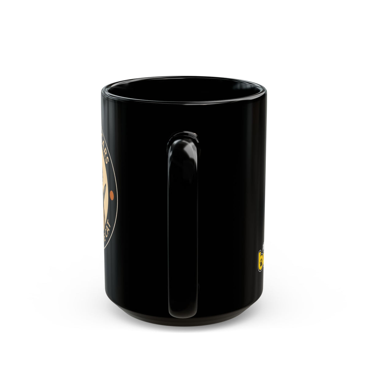 Rock Cat Mug – Funny Black Coffee Cup for Cat Lovers – I Snore, I Scars
