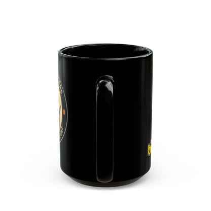 Rock Cat Mug – Funny Black Coffee Cup for Cat Lovers – I Snore, I Scars