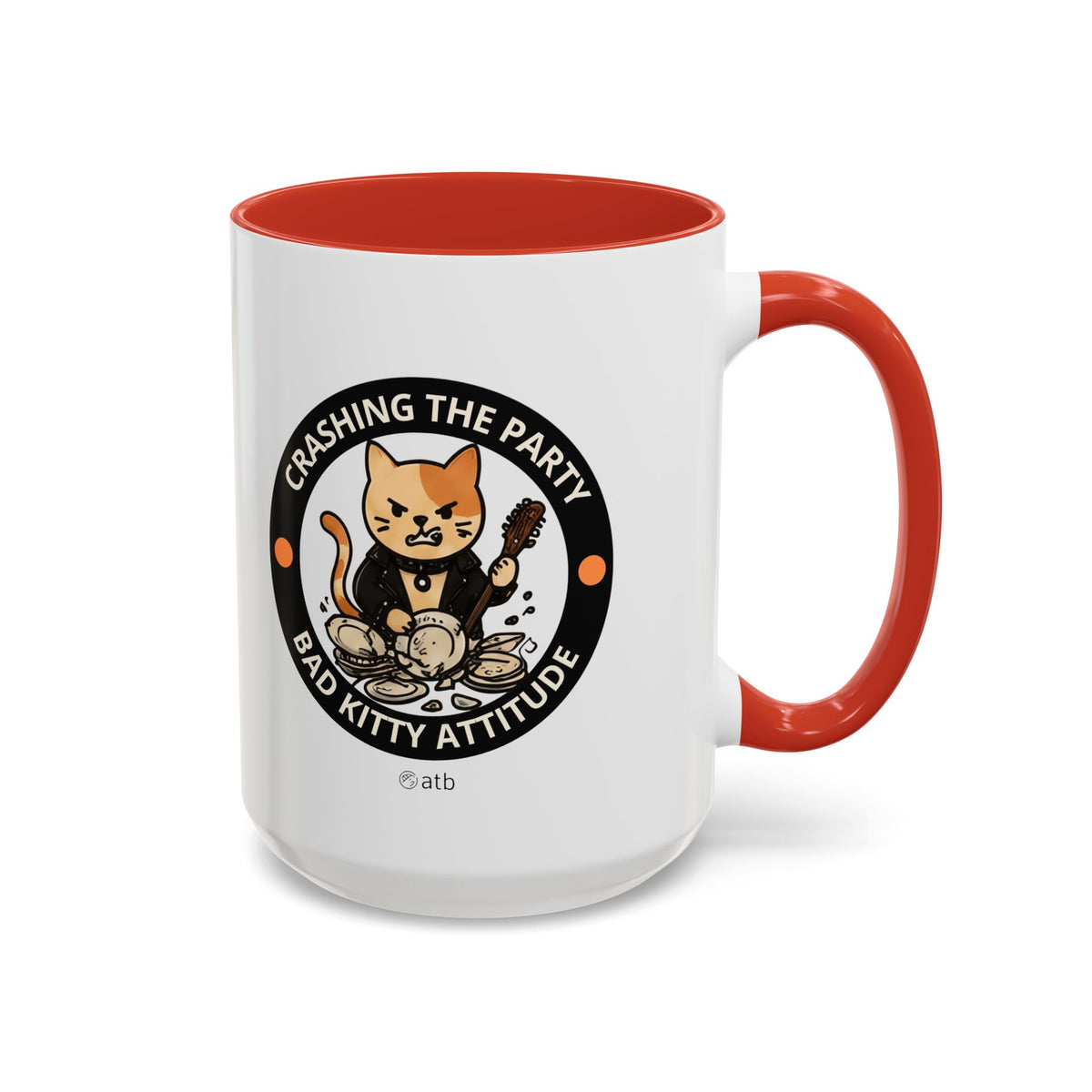 Funny Cat Mug – Funny Coffee Cup for Cat Lovers – Crashing The Party