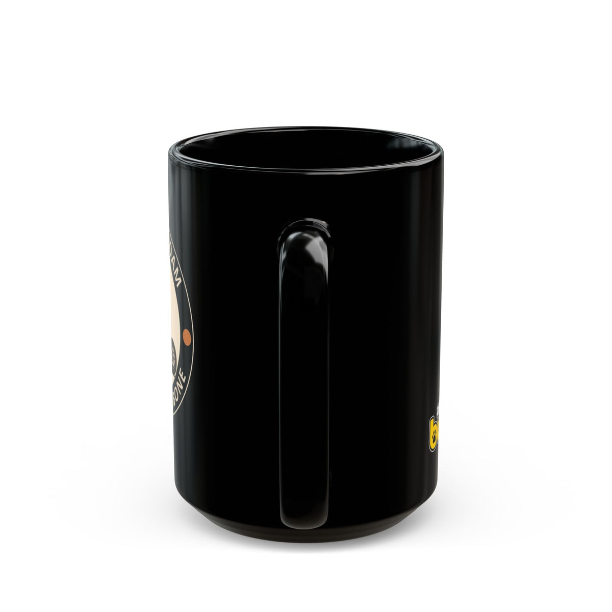 Rock Dog Mug – Funny Black Coffee Cup for Dog Lovers – Born To Roam