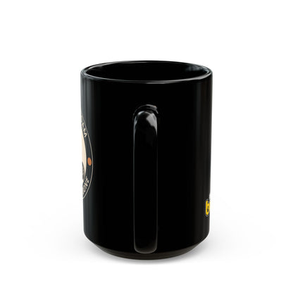 Rock Dog Mug – Funny Black Coffee Cup for Dog Lovers – Born To Roam