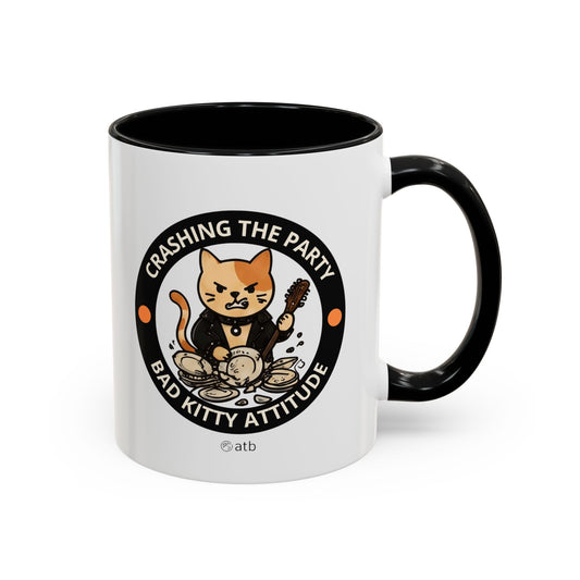 Funny Cat Mug – Funny Coffee Cup for Cat Lovers – Crashing The Party