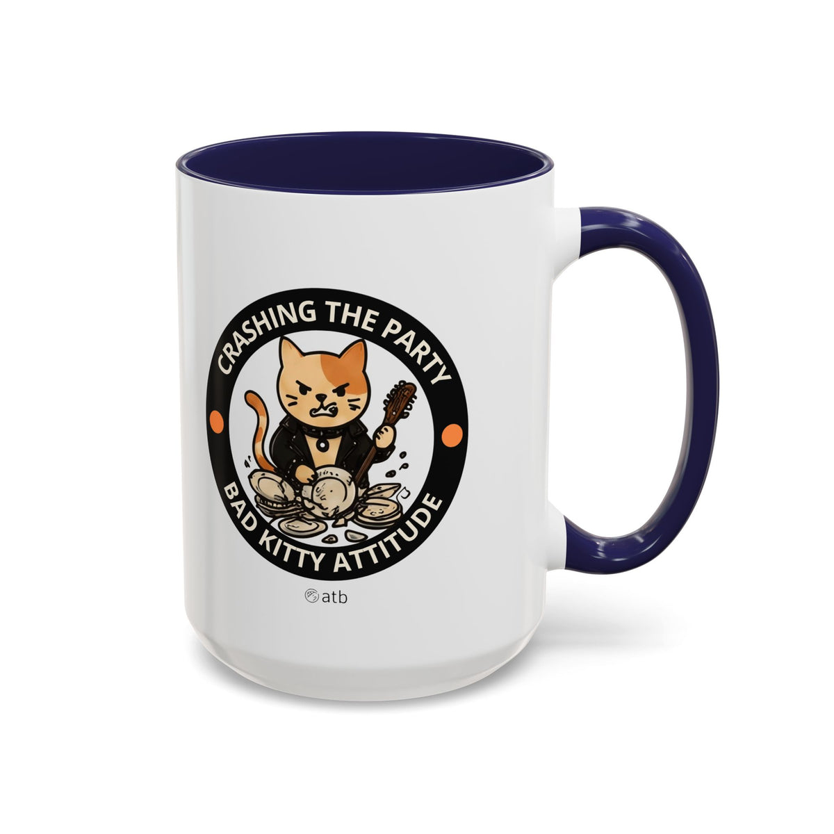 Funny Cat Mug – Funny Coffee Cup for Cat Lovers – Crashing The Party
