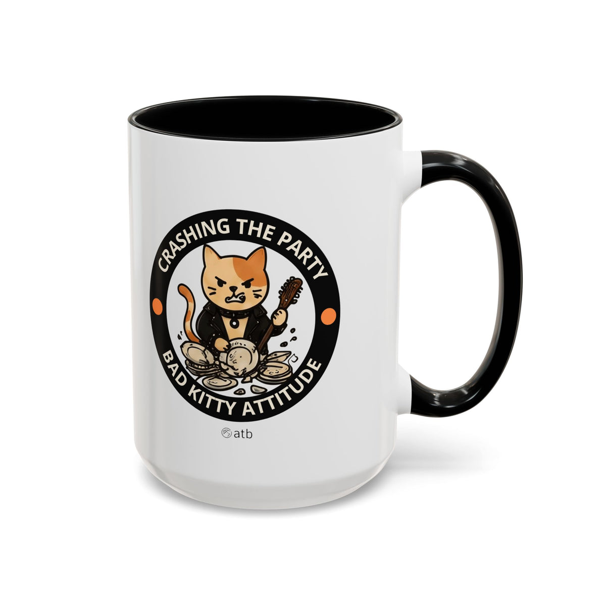 Funny Cat Mug – Funny Coffee Cup for Cat Lovers – Crashing The Party