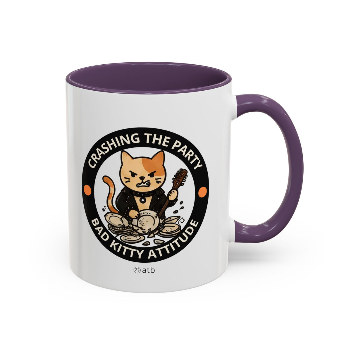 Funny Cat Mug – Funny Coffee Cup for Cat Lovers – Crashing The Party