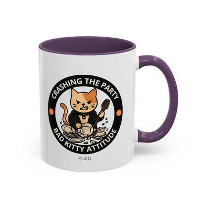Funny Cat Mug – Funny Coffee Cup for Cat Lovers – Crashing The Party