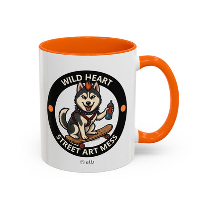 Funny Dog Mug – Funny Coffee Cup for Dog Lovers – Wild Heart