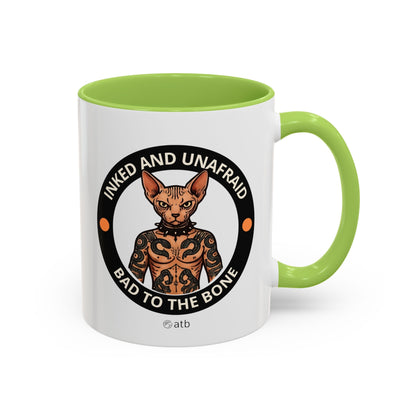 Copy of Funny Cat Mug – Funny Coffee Cup for Cat Lovers – Inked And Unafraid