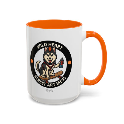 Funny Dog Mug – Funny Coffee Cup for Dog Lovers – Wild Heart