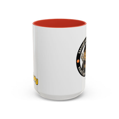 Funny Cat Mug – Funny Coffee Cup for Cat Lovers – Smoke And Mirrors