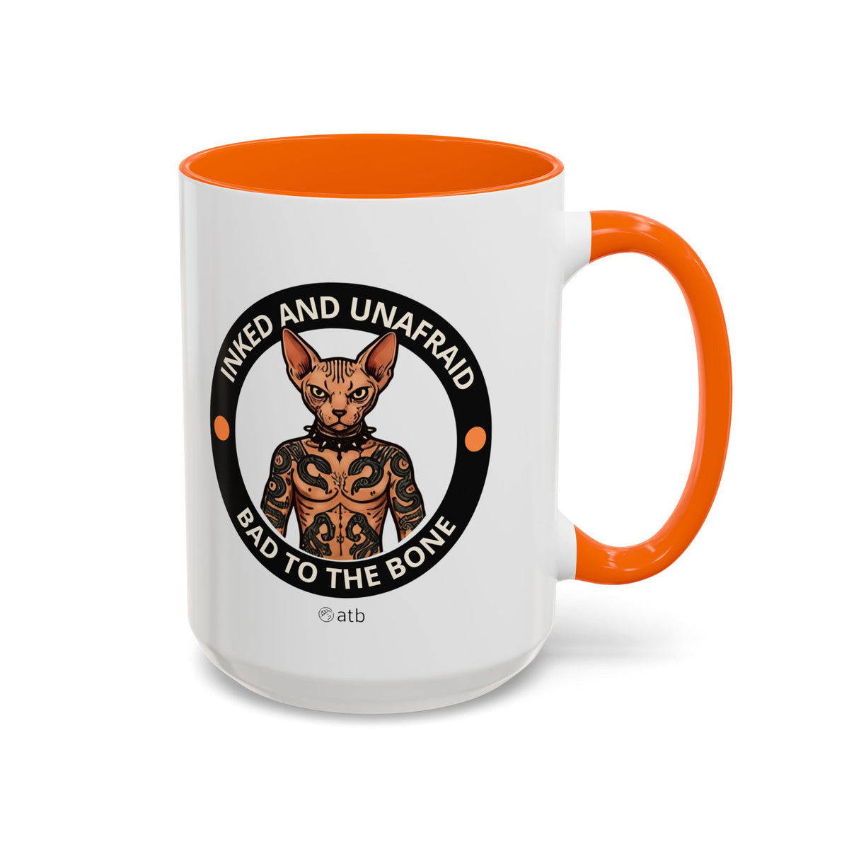 Copy of Funny Cat Mug – Funny Coffee Cup for Cat Lovers – Inked And Unafraid