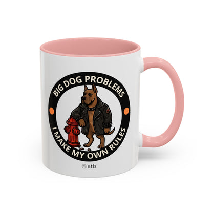 Funny Dog Mug – Funny Coffee Cup for Dog Lovers – Big Dog Problems