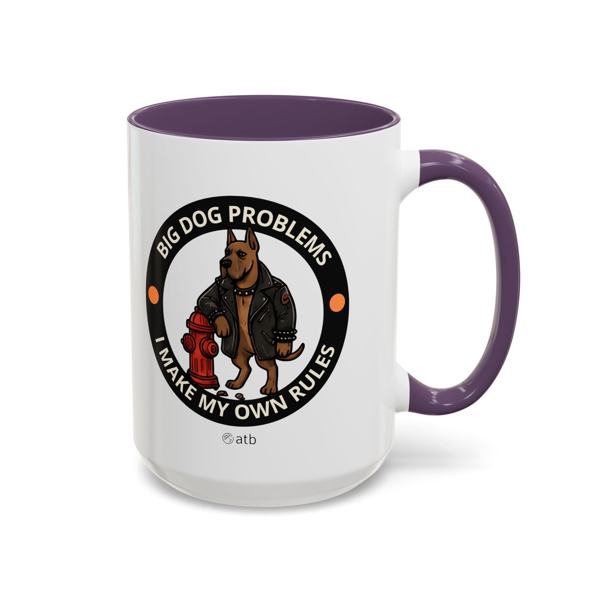Funny Dog Mug – Funny Coffee Cup for Dog Lovers – Big Dog Problems