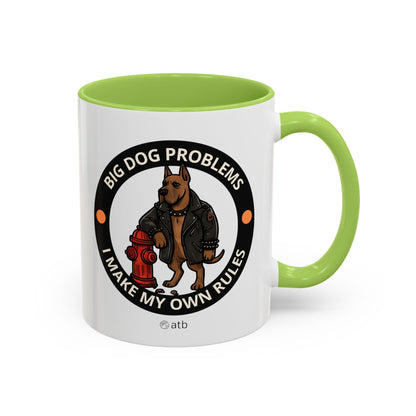 Funny Dog Mug – Funny Coffee Cup for Dog Lovers – Big Dog Problems