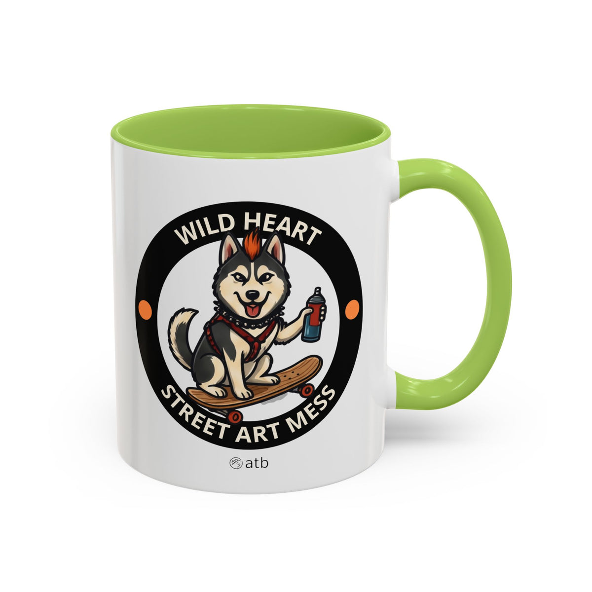 Funny Dog Mug – Funny Coffee Cup for Dog Lovers – Wild Heart