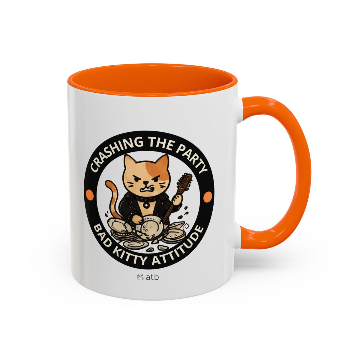 Funny Cat Mug – Funny Coffee Cup for Cat Lovers – Crashing The Party