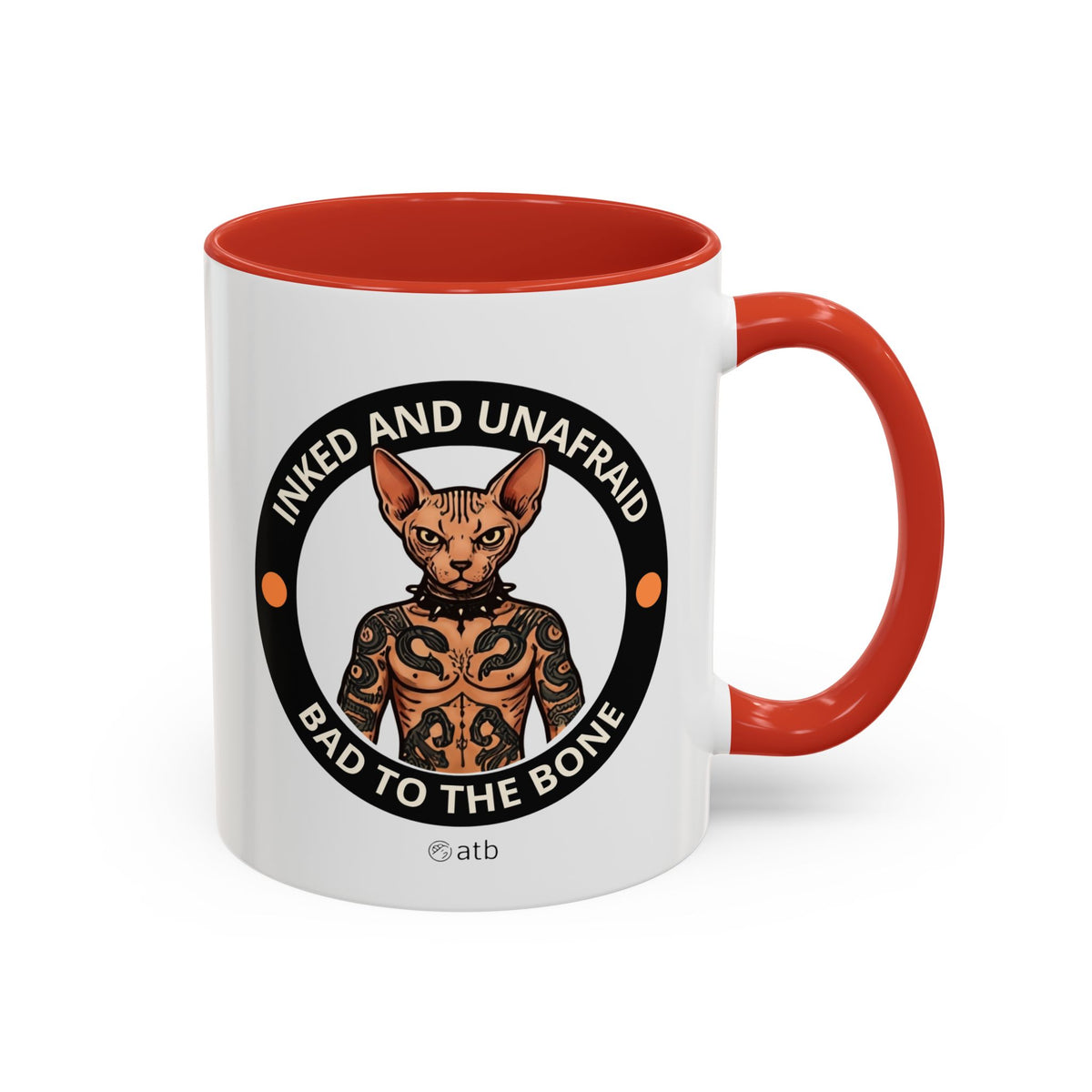 Copy of Funny Cat Mug – Funny Coffee Cup for Cat Lovers – Inked And Unafraid