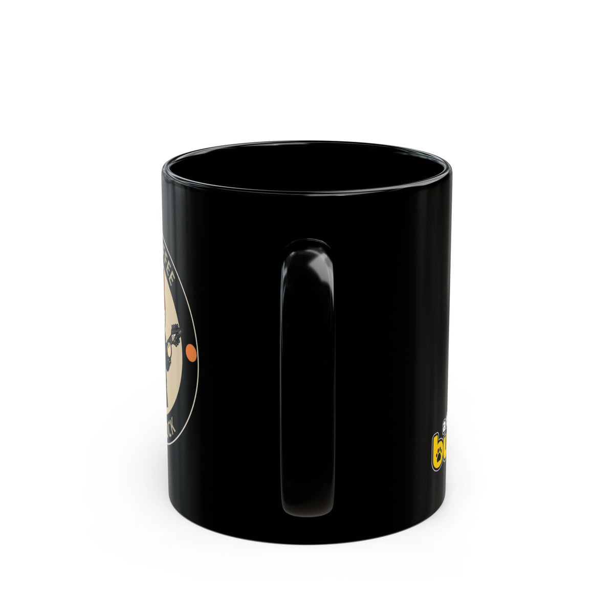 Rock Cat Mug – Funny Black Coffee Cup for Cat Lovers – More Coffe