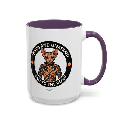 Copy of Funny Cat Mug – Funny Coffee Cup for Cat Lovers – Inked And Unafraid