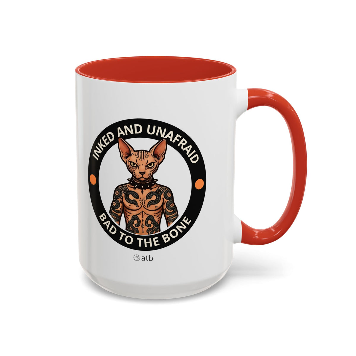 Copy of Funny Cat Mug – Funny Coffee Cup for Cat Lovers – Inked And Unafraid