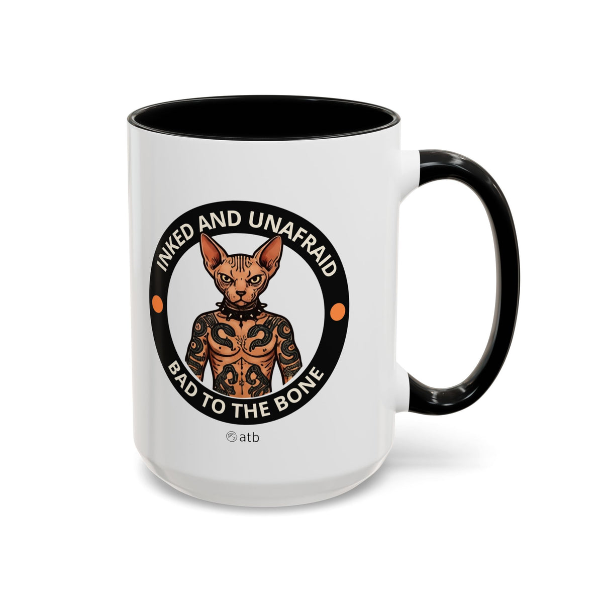 Copy of Funny Cat Mug – Funny Coffee Cup for Cat Lovers – Inked And Unafraid