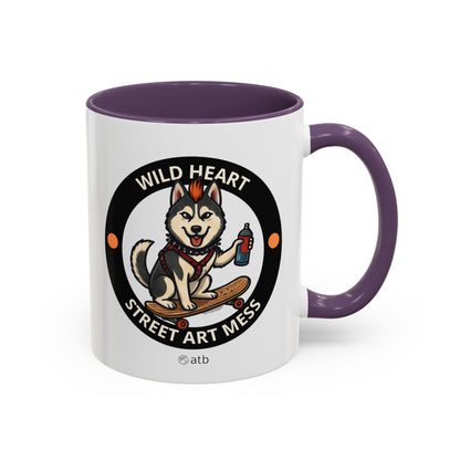 Funny Dog Mug – Funny Coffee Cup for Dog Lovers – Wild Heart