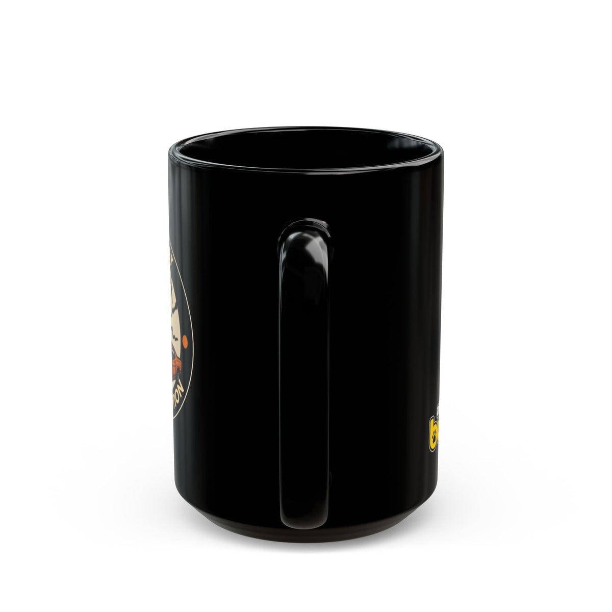 Rock Dog Mug – Funny Black Coffee Cup for Dog Lovers – King Cat