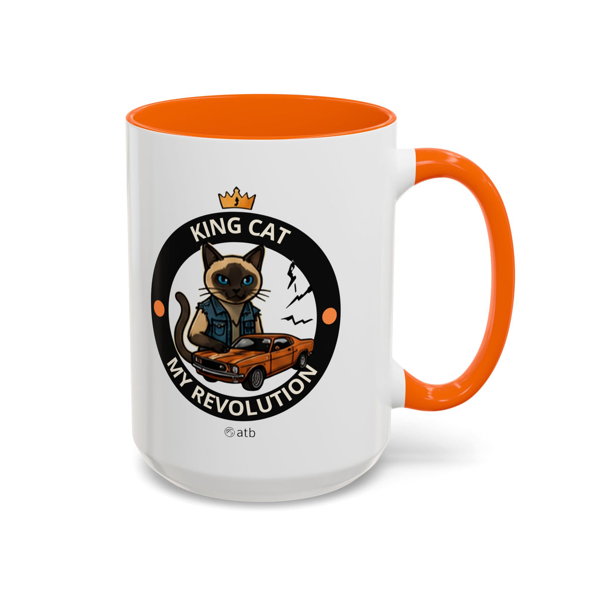 Funny Cat Mug – Funny Coffee Cup for Cat Lovers – King Cat