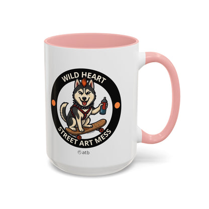 Funny Dog Mug – Funny Coffee Cup for Dog Lovers – Wild Heart