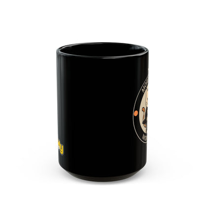 Rock Cat Mug – Funny Black Coffee Cup for Cat Lovers – More Coffe