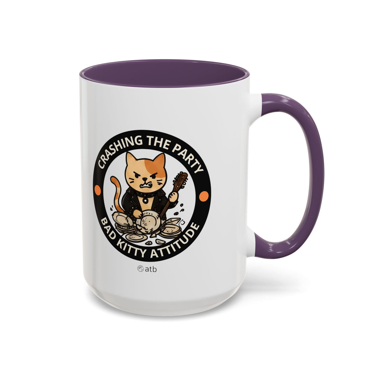 Funny Cat Mug – Funny Coffee Cup for Cat Lovers – Crashing The Party