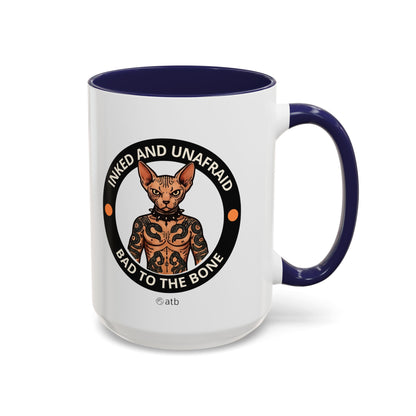 Copy of Funny Cat Mug – Funny Coffee Cup for Cat Lovers – Inked And Unafraid