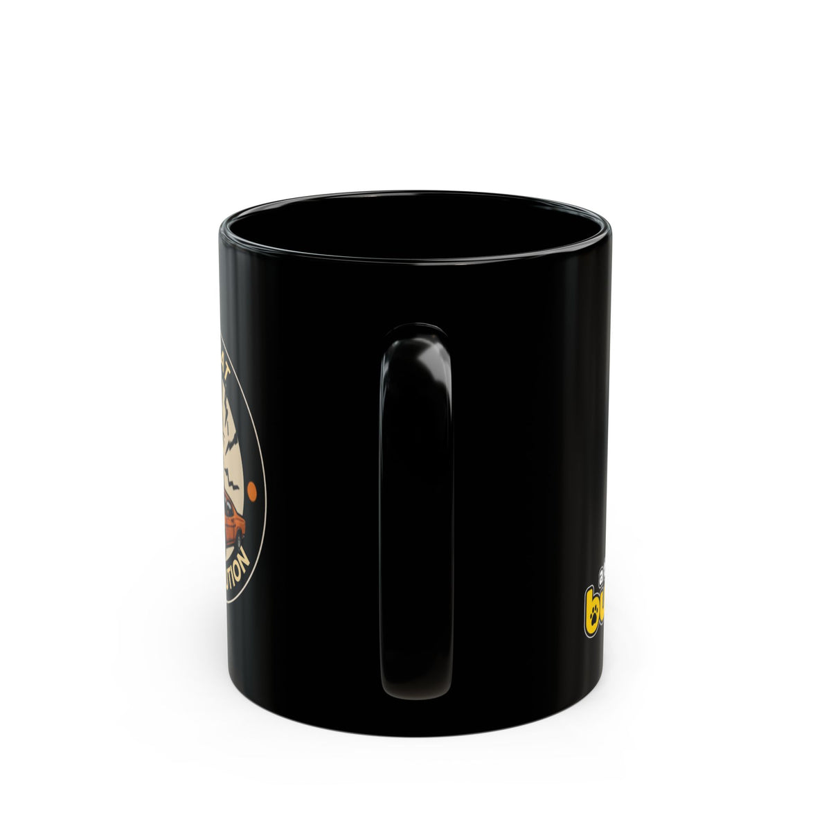 Rock Dog Mug – Funny Black Coffee Cup for Dog Lovers – King Cat
