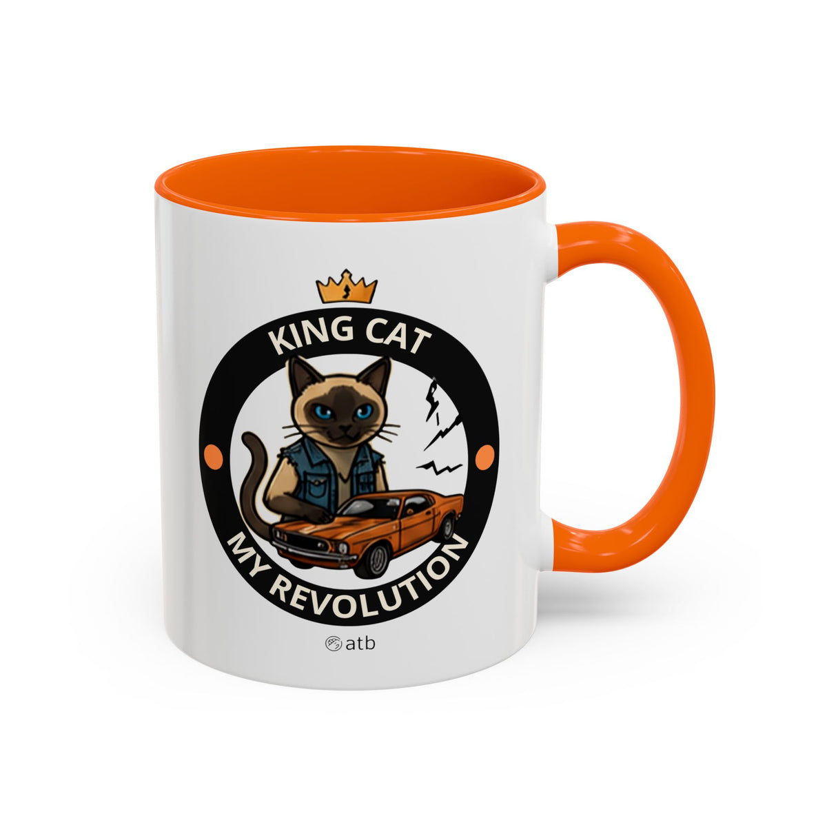 Funny Cat Mug – Funny Coffee Cup for Cat Lovers – King Cat