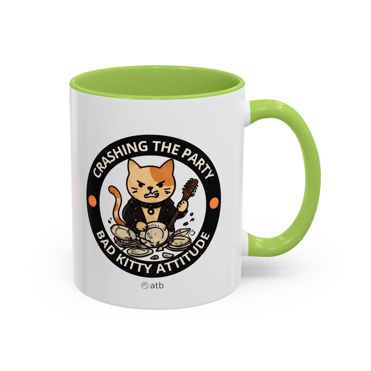 Funny Cat Mug – Funny Coffee Cup for Cat Lovers – Crashing The Party
