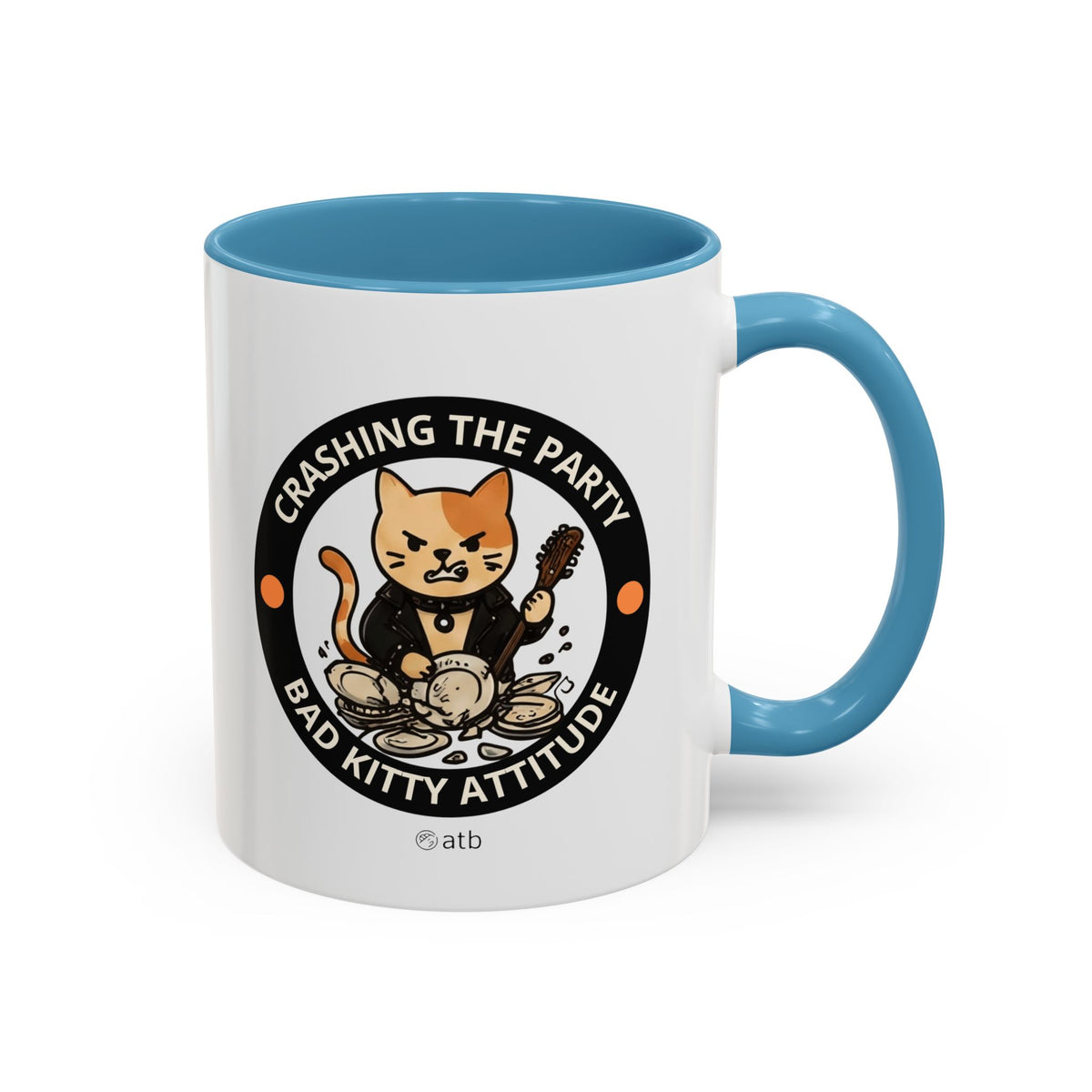 Funny Cat Mug – Funny Coffee Cup for Cat Lovers – Crashing The Party