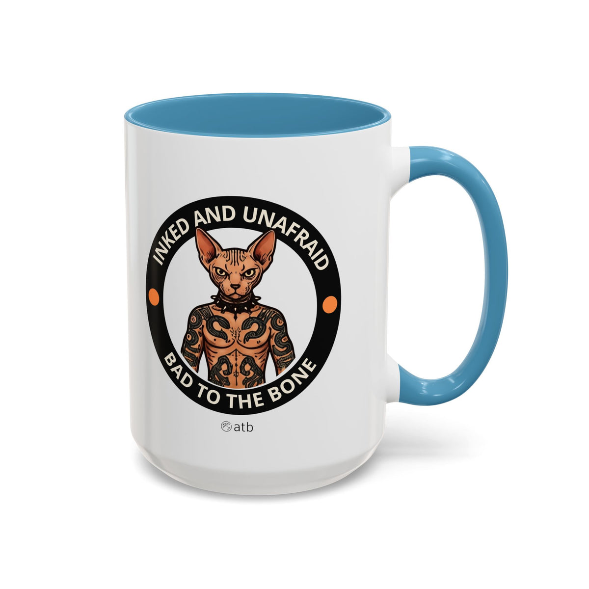 Copy of Funny Cat Mug – Funny Coffee Cup for Cat Lovers – Inked And Unafraid