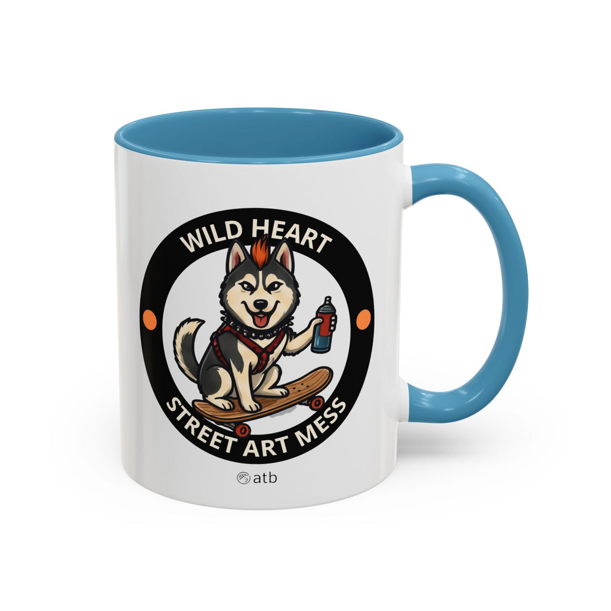 Funny Dog Mug – Funny Coffee Cup for Dog Lovers – Wild Heart