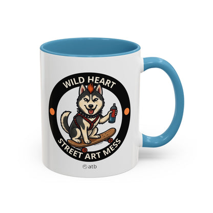Funny Dog Mug – Funny Coffee Cup for Dog Lovers – Wild Heart