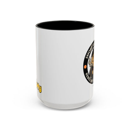 Funny Cat Mug – Funny Coffee Cup for Cat Lovers – Smoke And Mirrors