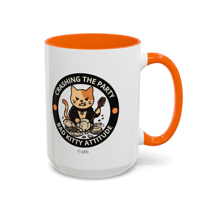 Funny Cat Mug – Funny Coffee Cup for Cat Lovers – Crashing The Party