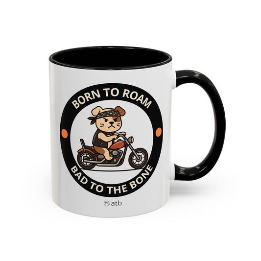 Funny Dog Mug – Funny Coffee Cup for Dog Lovers – Born To Roam