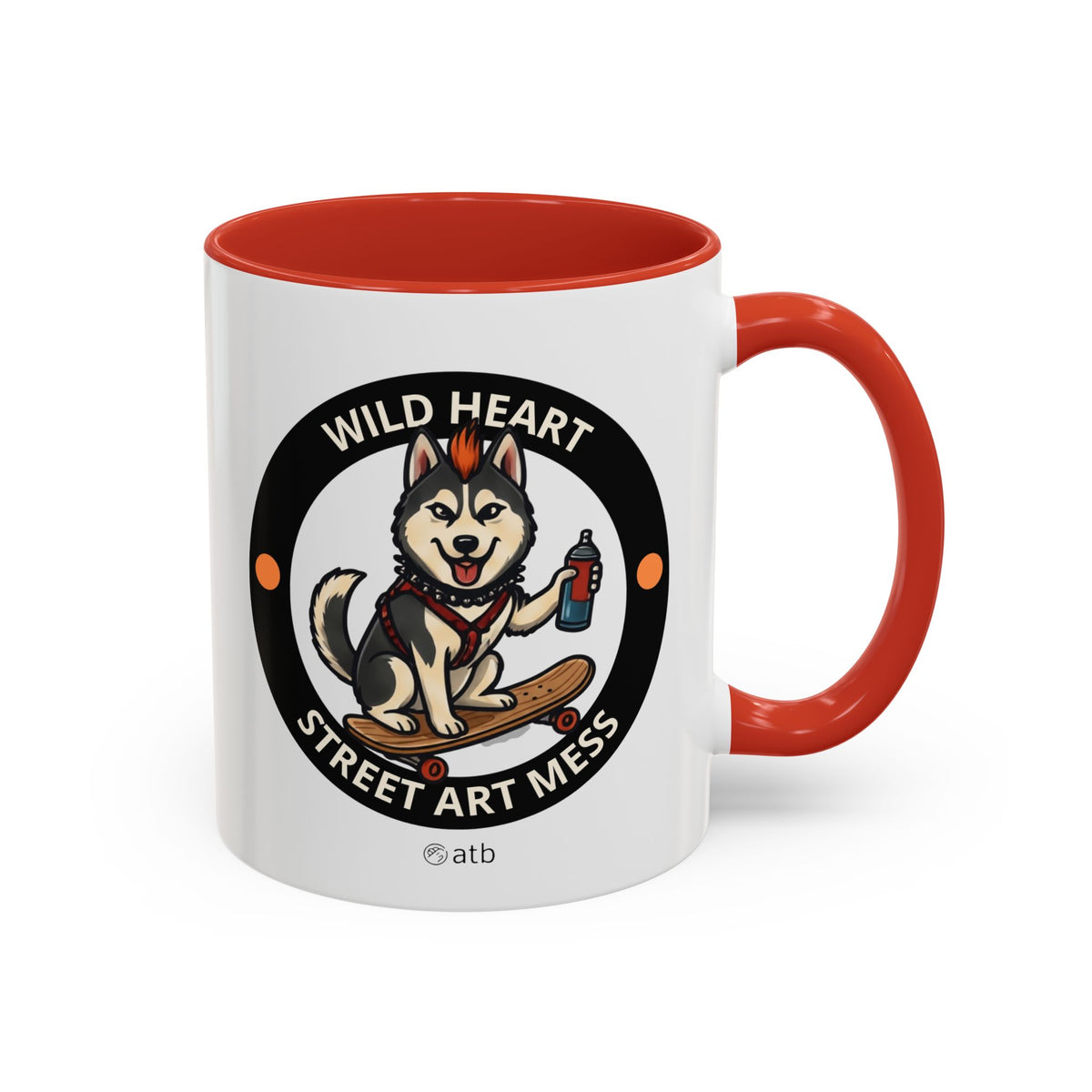 Funny Dog Mug – Funny Coffee Cup for Dog Lovers – Wild Heart