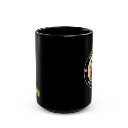 Rock Dog Mug – Funny Black Coffee Cup for Dog Lovers – Good Coffee
