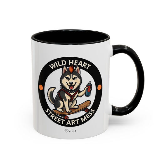 Funny Dog Mug – Funny Coffee Cup for Dog Lovers – Wild Heart
