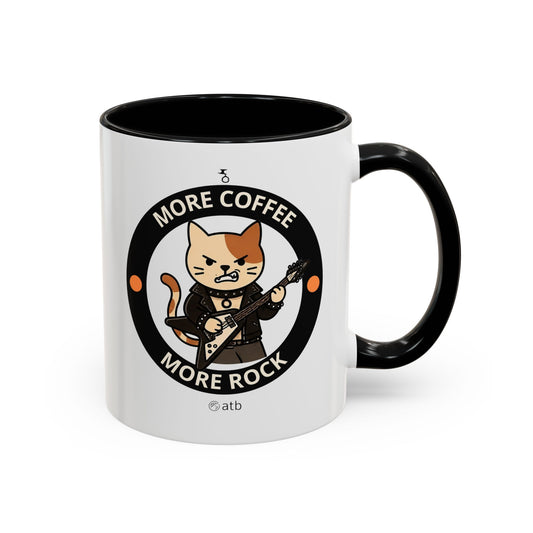 Funny Cat Mug – Funny Coffee Cup for Cat Lovers – More Coffee