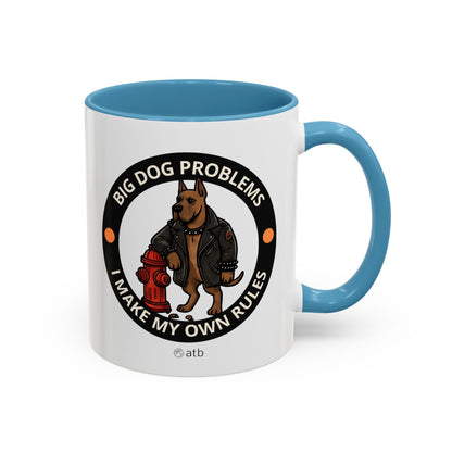 Funny Dog Mug – Funny Coffee Cup for Dog Lovers – Big Dog Problems