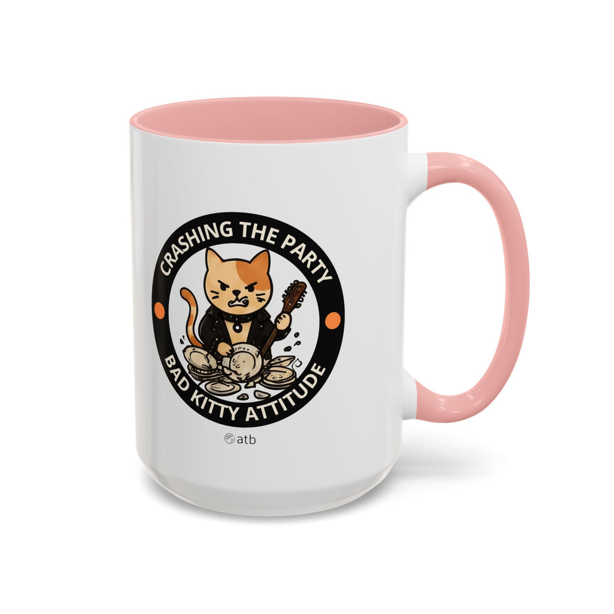 Funny Cat Mug – Funny Coffee Cup for Cat Lovers – Crashing The Party