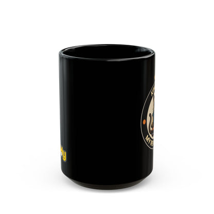 Rock Dog Mug – Funny Black Coffee Cup for Dog Lovers – King Cat