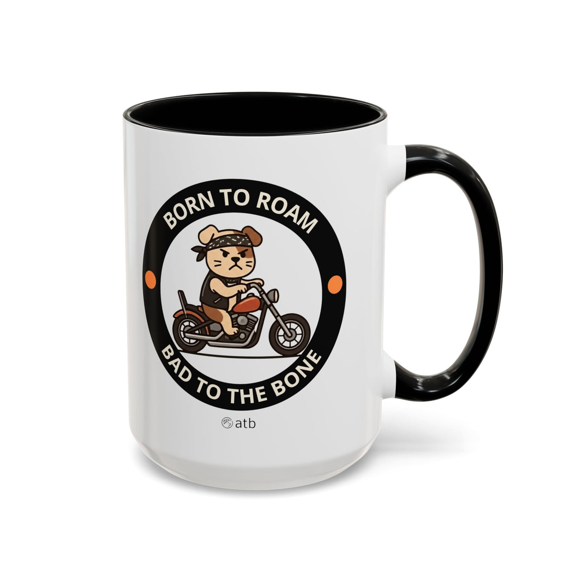 Funny Dog Mug – Funny Coffee Cup for Dog Lovers – Born To Roam